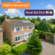 This is a picture of a UK house in Spring with the writing 'Selling this Spring? Read this first' to showcase the blog which is 🌷A Spring Checklist to Get Your Home Market-Ready (and Avoid Legal Delays Later)